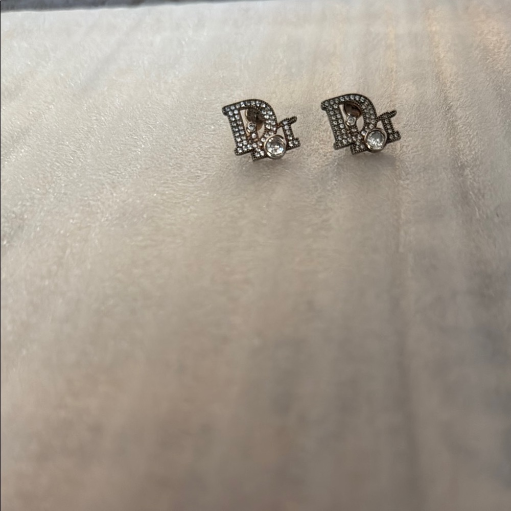 Dior Gold and Silver stud  Earrings
